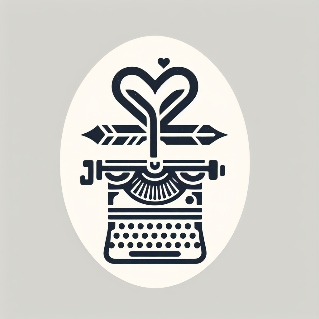 Traditional typewriter lover writer, reader, teacher, and athleteGray scale